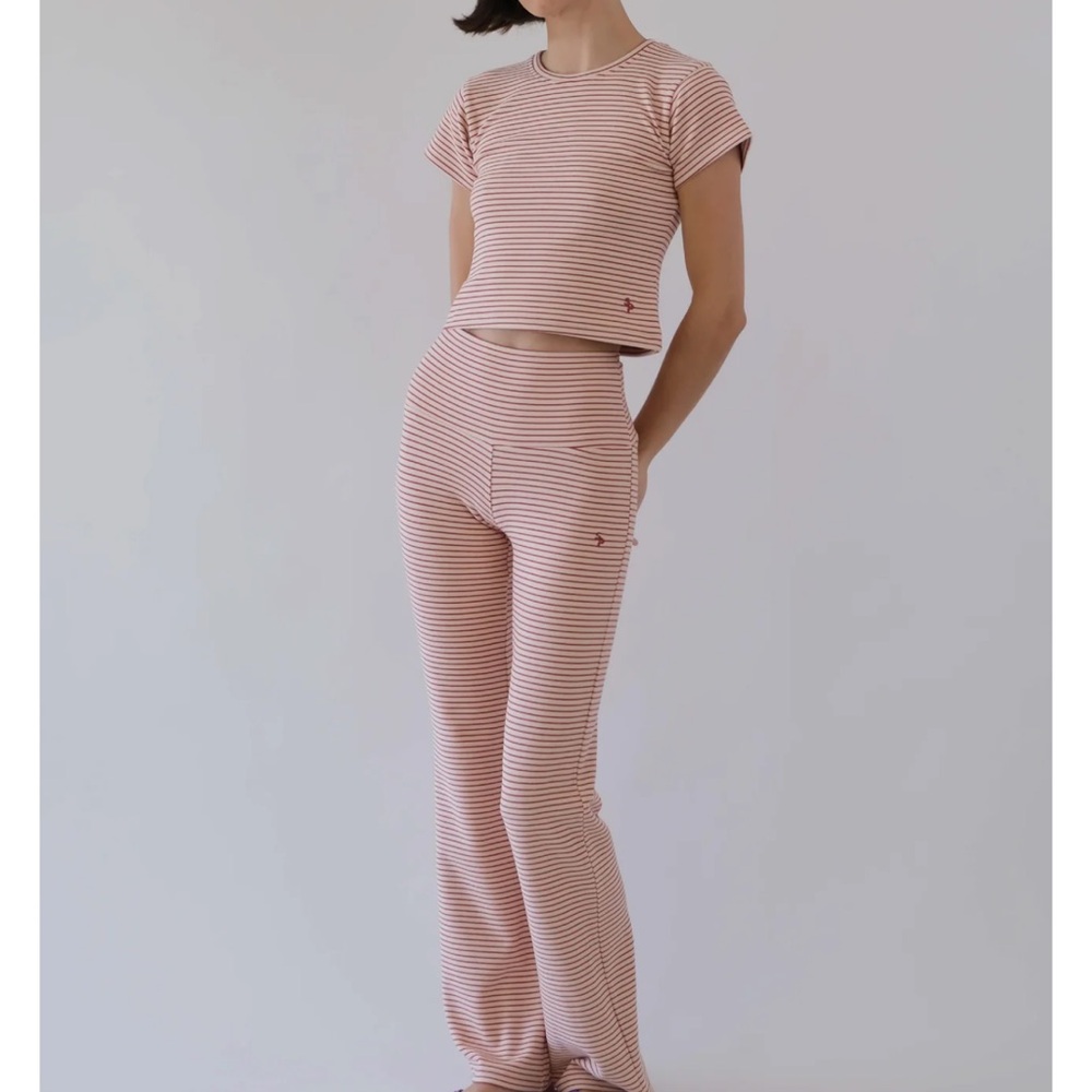 Saint Paradiso stretch set in strawberry